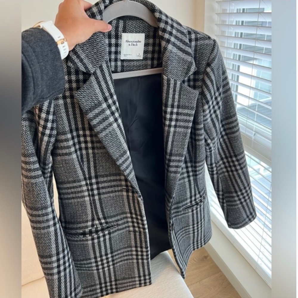 NWOT Abercrombie & Fitch Wool-Blend Blazer Coat